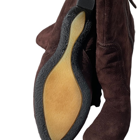 Sam Edelman Dark Brown Maddie Suede Ankle Boots / Booties - Picture 7 of 11